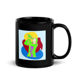 Singing Girl Black Glossy Mug - Beyond T-shirts